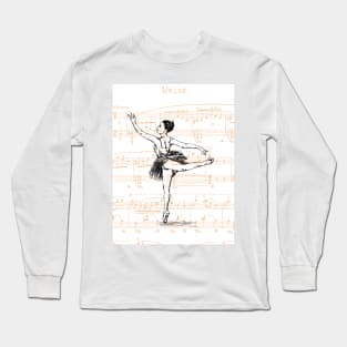 Ballerina print Long Sleeve T-Shirt